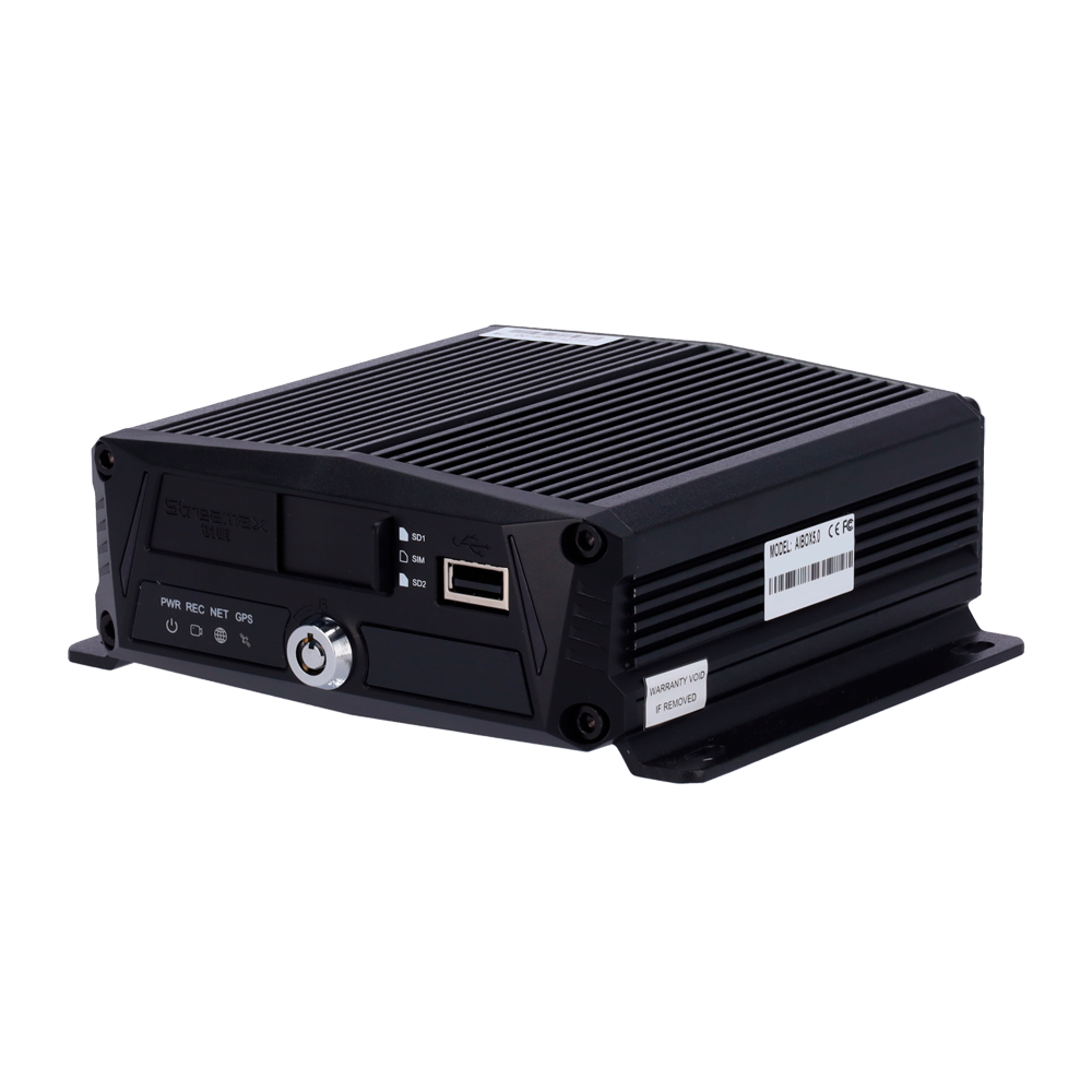 AIBOX 5.0 4CH AHD + 2CH IP Résolution jusqu'à 1080P audio bidirectionnel Positionnement GPS Communication 4G / ST-AIBOX5-GPS