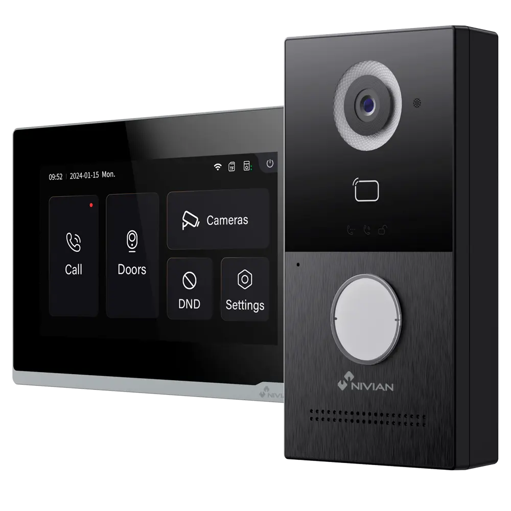 Nivian Kit de Portier vidéo Wi-Fi 