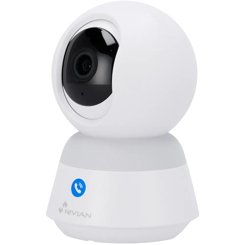 Nivian Caméra Intérieur avec Bouton d'Appel Vidéo 4MP (IPC-IS6-CALL)