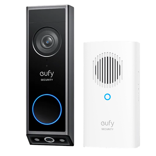 [EUFY-DOORBELL-E340-KIT] Kit Sonnette vidéo Eufy Wi-Fi Double Caméra 2K (E340)