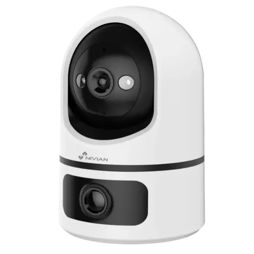 [NVS-IPC-IS7-DUAL] Nivian Caméra intérieur Wi-Fi Double Objectif 2K (IPC-IS7-DUAL)