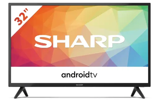 [1T-C32FG2EF2AB] TV Sharp 32" Smart Android TV HD - 32FG2EA