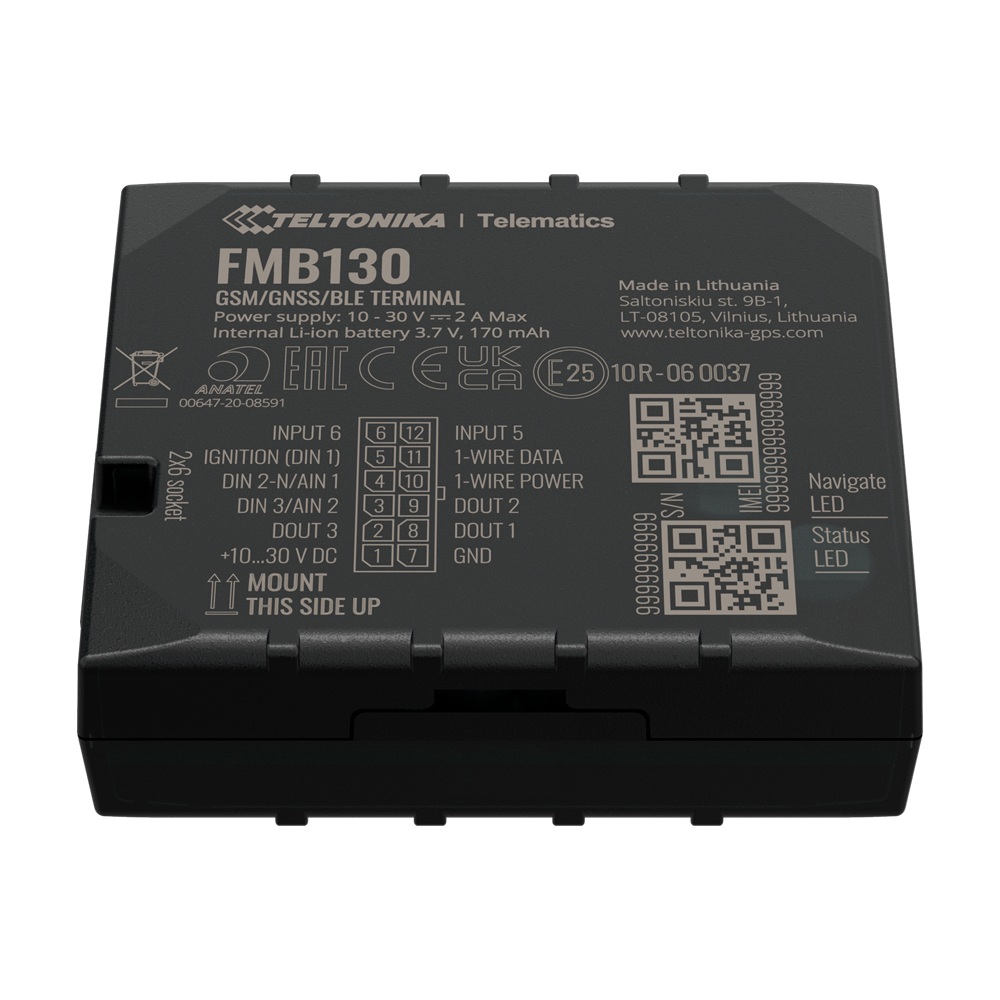 Tracker avancé pour véhicules / TK-FMB130