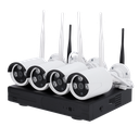 Nivian Système de Surveillance Wi-Fi Complet 4 Caméras