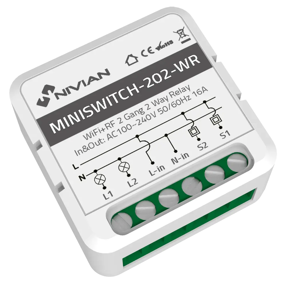 Nivian Passerelle Wi-Fi de 2 Lignes