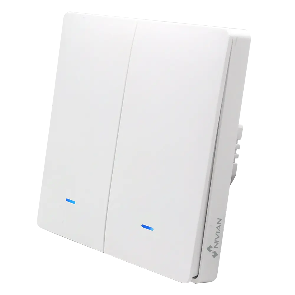 Nivian Interrupteur mural 2 boutons