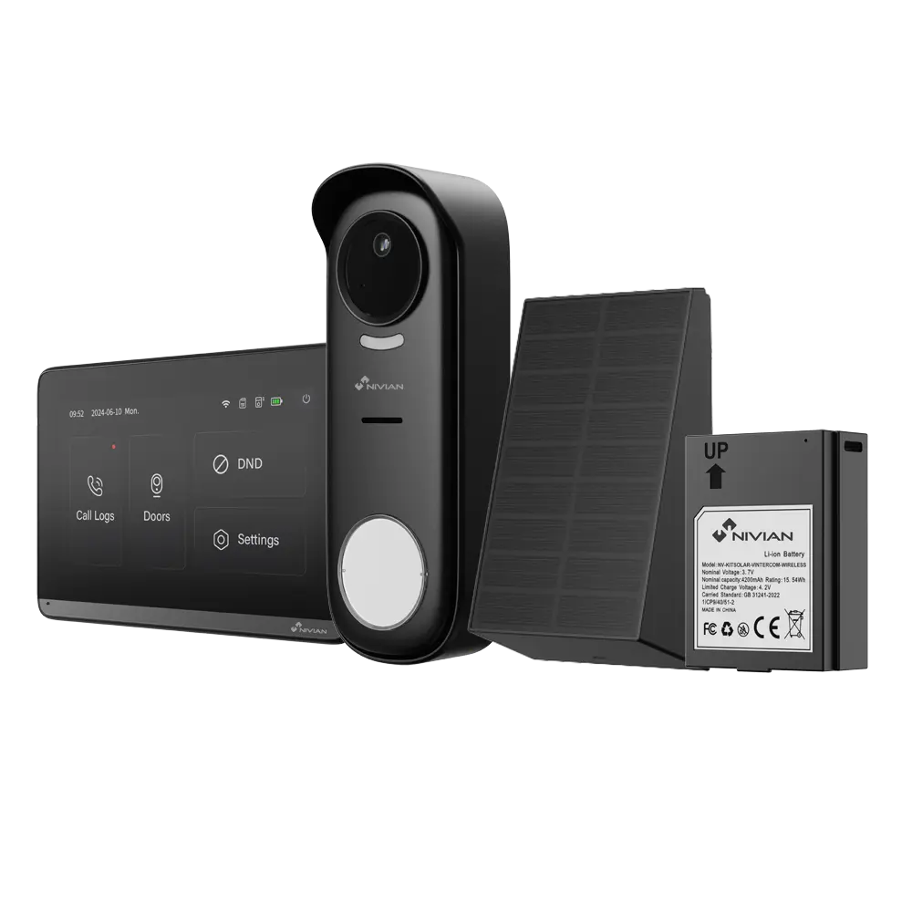 NVS-VIDEOINTERCOMWIRELESS-SOLAR