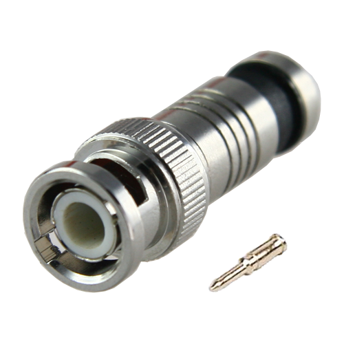 Connecteur BNC mâle compression rapide ( Sachet 10 )