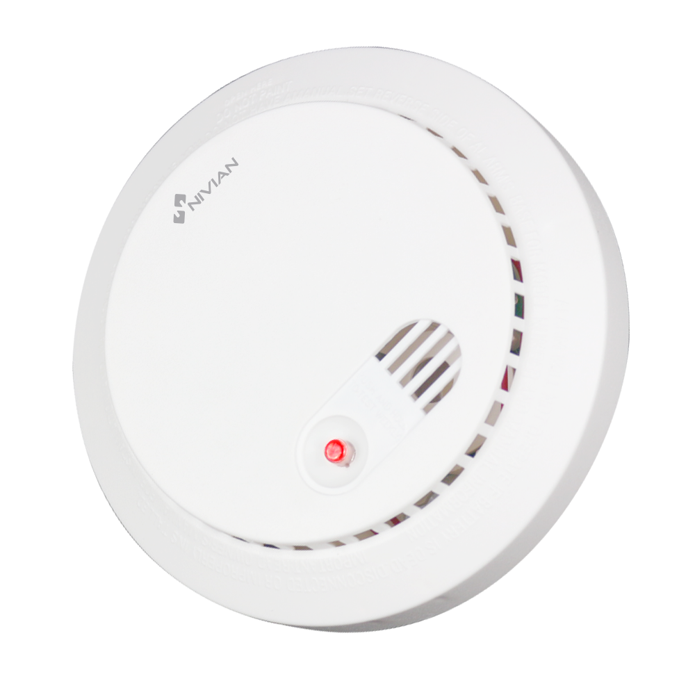 Nivian Détecteur de fumée avec LED