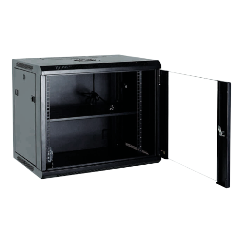 Baie Informatique 6U 6D+ plateau +bandeau 6 prises 220V+ ventilateur / RACK-6UN-6D