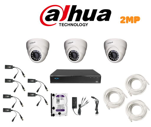 [PACKDAH-HDCVI-2MP-3] PACKDAH-HDCVI-2MP-3
