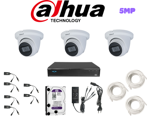 [PACKDAH-HDCVI-5MP-3] PACKDAH-HDCVI-5MP-3