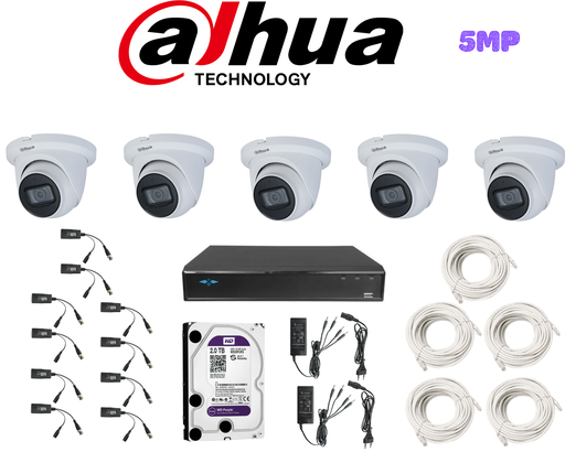 [PACKDAH-HDCVI-5MP-5] PACKDAH-HDCVI-5MP-5