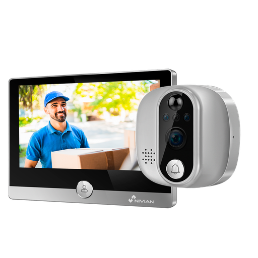 [NVS-IPC-DOORVIEW1] Nivian Judas Numérique Connecté pour Porte d'Entrée (IPC-DOORVIEW1)