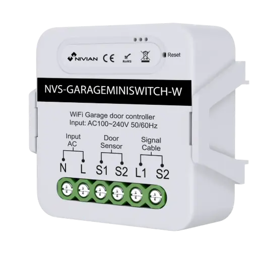 [NVS-GARAGEMINISWITCH-W] Nivian - Contrôleur Wifi pour moteur de porte de garage 
