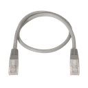 Cordon RJ45 UTP Cat E4 0,3m Gris
